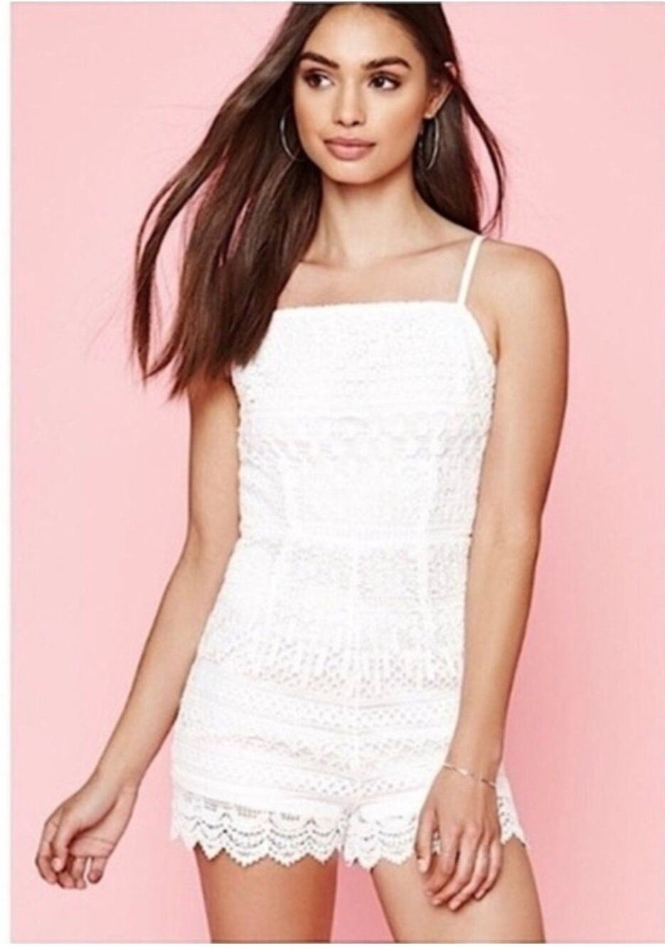 Kendall & Kylie Crochet Romper SZ small